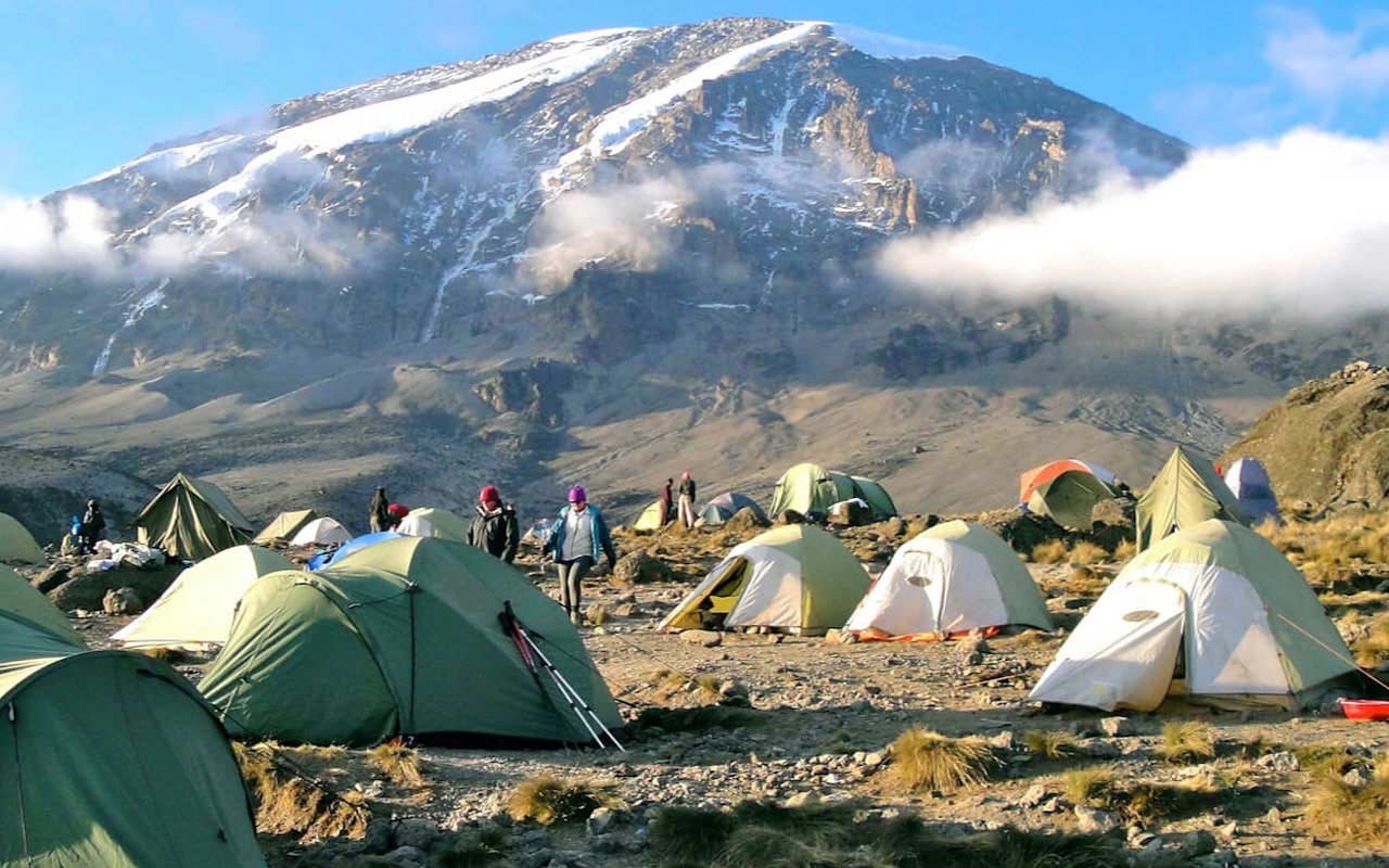 Lava Tower Kilimanjaro acclimatisation alpine desert